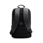 Mochila antirobo de cuero sintético ideal para llevar tu portátil 14” color negro vista detalle 4