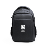 Mochila ejecutiva de poliéster eco con cinta para trolley PC 13” vista principal