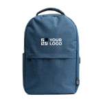 Mochila de poliéster reciclado 600D con bolsillo principal para portátil vista principal