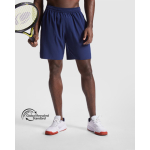 Pantalón deportivo corto para hombre elástico 100 g/m2 Roly Direct Murray color azul marino primera vista de uso