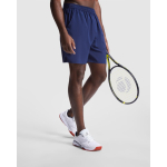 Pantalón deportivo corto para hombre elástico 100 g/m2 Roly Direct Murray color azul marino tercera vista de uso