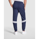 Pantalón deportivo largo de poliéster 240 g/m2 Roly Direct Rodas color azul marino cuarta vista de uso