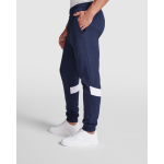 Pantalón deportivo largo de poliéster 240 g/m2 Roly Direct Rodas color azul marino septima vista de uso