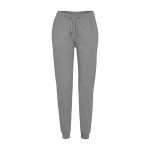 Pantalón largo de mujer recto de felpa 280g/m² Roly Direct Adelpho color gris claro segunda vista
