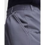 Pantalón laboral de algodón con cintura elástica 240 g/m2 Roly Safety color gris topo vista detalle 2