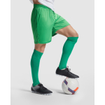 Pantalón deportivo corto de poliéster 140 g/m2 Roly Direct Dortmund color verde tercera vista de uso