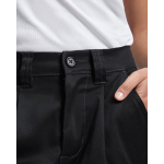 Pantalón laboral largo para mujer con elastano 250 g/m2 Roly Daily Stretch color negro vista detalle 4