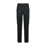 Pantalón laboral largo para mujer con elastano 250 g/m2 Roly Daily Stretch color gris topo segunda vista