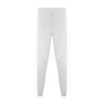 Pantalón sanitario unisex con corte de pierna recto 170 g/m2 Roly Fiber color blanco segunda vista