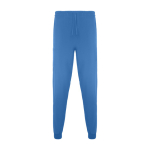 Pantalón sanitario unisex con corte de pierna recto 170 g/m2 Roly Fiber color azul bondi segunda vista