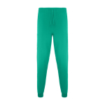 Pantalón sanitario unisex con corte de pierna recto 170 g/m2 Roly Fiber color verde esmeralda segunda vista