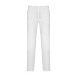 Pantalón sanitario largo unisex con corte recto 195 g/m2 Roly Care color blanco segunda vista