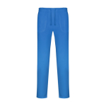 Pantalón sanitario largo unisex con corte recto 195 g/m2 Roly Care color azul bondi segunda vista