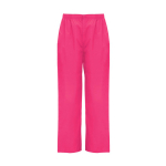 Pantalón sanitario unisex con corte recto 160 g/m2 Roly Vademecum color rosa segunda vista