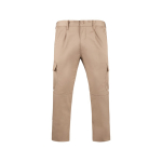 Pantalón laboral de poliéster y algodón 240 g/m2 Roly Daily color camel segunda vista