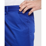 Pantalón laboral de poliéster y algodón 240 g/m2 Roly Daily color azul petróleo vista detalle 1