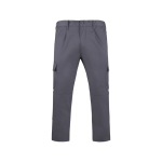 Pantalón laboral de poliéster y algodón 240 g/m2 Roly Daily color gris topo segunda vista