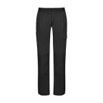 Pantalón laboral para mujer de poliéster y algodón 240 g/m2 Roly Daily color negro segunda vista