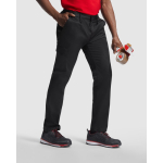 Pantalón largo multibolsillos de tejido resistente 210 g/m2 Roly Daily Next color negro tercera vista de uso