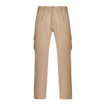 Pantalón largo laboral con elastano 250 g/m2 Roly Daily Stretch color camel segunda vista