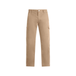 Pantalón laboral largo de hombre de algodón y elastano 300 g/m2 Roly Fonta color camel segunda vista