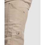 Pantalón laboral largo de hombre de algodón y elastano 300 g/m2 Roly Fonta color camel vista detalle 2