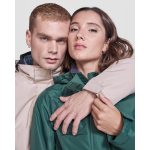 Parka de poliéster reciclado para mujer 400 g/m2 Roly Direct America color azul marino quinta vista de uso