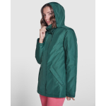 Parka de poliéster reciclado para mujer 400 g/m2 Roly Direct America color azul marino sexta vista de uso