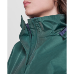 Parka de poliéster reciclado para mujer 400 g/m2 Roly Direct America color azul marino vista detalle 1