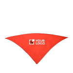 Clásico pañuelo triangular de poliéster en colores vibrantes vista principal