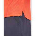 Polo técnico de poliéster reciclado manga corta 125 g/m2 Roly Direct Tormo color naranja oscuro vista detalle 3