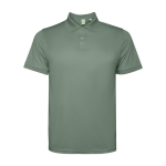 Polo técnico de poliéster reciclado manga corta 125 g/m2 Roly Direct Tormo color verde oliva segunda vista