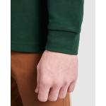 Polo de poliéster y algodón de manga larga 220 g/m2 Roly Direct Carpe color azul marino vista detalle 2