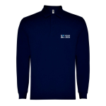 Polo de poliéster y algodón de manga larga 220 g/m2 Roly Direct Carpe vista principal