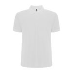 Polo de manga corta en punto piqué 220 g/m2 Roly Direct Pegaso Premium color blanco segunda vista