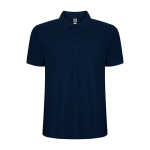 Polo de manga corta en punto piqué 220 g/m2 Roly Direct Pegaso Premium color azul marino segunda vista