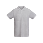Polo de manga corta de algodón orgánico 210 g/m2 Roly Direct Prince color gris claro segunda vista
