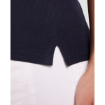 Polo de mujer de algodón orgánico 210 g/m2 Roly Direct Prince color rojo vista detalle 2