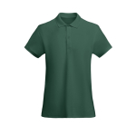 Polo de mujer de algodón orgánico 210 g/m2 Roly Direct Prince color verde botella segunda vista