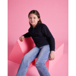 Polo de algodón de manga larga con puños canalé 220 g/m2 Roly Direct Estrella color rojo segunda vista de uso