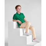 Polo de hombre de algodón punto piqué de hombre 200 g/m2 Roly Direct Star color negro segunda vista de uso