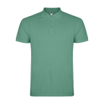 Polo de hombre de algodón punto piqué de hombre 200 g/m2 Roly Direct Star color menta segunda vista