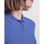Polo de algodón y poliéster para mujer slim Roly Direct Pegaso Premium color rojo vista detalle 1