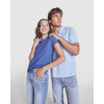 Polo de algodón y poliéster para mujer slim Roly Direct Pegaso Premium color rojo vista detalle 3