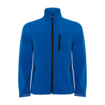 Chaqueta softshell con elastano y cremallera 300 g/m2 Roly Direct Antartida color azul real segunda vista