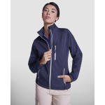 Chaqueta softshell con elastano para mujer 300 g/m2 Roly Direct Antartida color azul marino primera vista de uso
