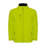 Chaqueta softshell con elastano de 2 capas 300 g/m2 Roly Direct Nebraska color verde lima segunda vista