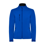 Chaqueta softshell con elastano para mujer 300 g/m2 Roly Direct Nebraska color azul real segunda vista