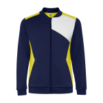 Chaqueta sport de poliéster con cierre frontal 240 g/m2 Roly Direct Leros color amarillo segunda vista
