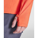 Sudadera técnica de poliéster reciclado 200 g/m2 Roly Direct Estambul color naranja oscuro vista detalle 2